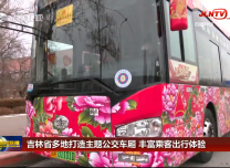 吉林省多地打造主题公交车厢 丰富乘客出行体验