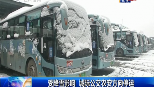 第1報道｜受降雪影響 城際公交農安方向停運