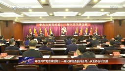 中國共產黨吉林省第十一屆紀律檢查委員會第八次全體會議公報
