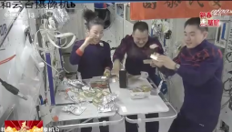 除夕守歲看春晚！中國空間站的中國年儀式感滿滿