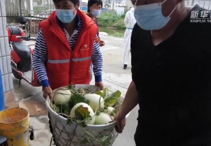 新華全媒+丨經濟新觀察：一只瓜背后的助農保供戰“疫”