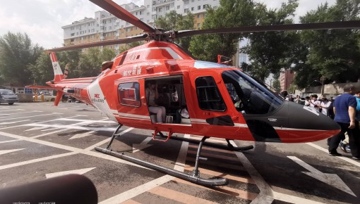 空中施救 刻不容緩 長春市兒童醫院急救直升機“上崗”